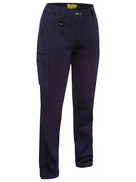 Bisley Women's Stretch Cotton Cargo Pants BPLC6008 Metro Workwear.